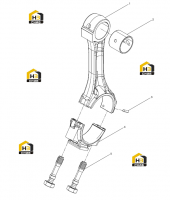 Шатун в сборе