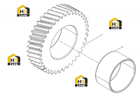 Шестерня средняя в сборе