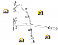 Трубопровод для смазочного масла нагнетателя в сборе