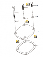 Комплектующие картера маховика