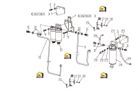 Фильтр топливный в сборе