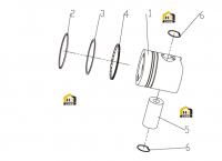 Поршень в сборе