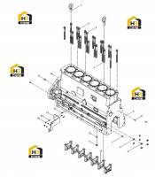 Блок цилиндров в сборе
