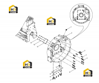 Корпус маховика в сборе