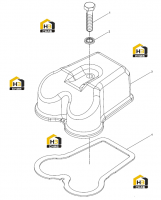 Крышка головки блока цилиндров в сборе
