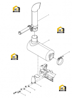 Глушитель в сборе