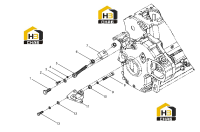 Группа кронштейнов генератора