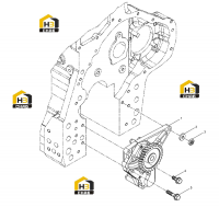 Насос масляный в сборе