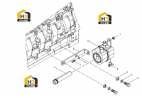 Радиатор масляный в сборе