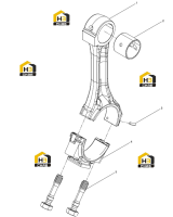 Шатун в сборе
