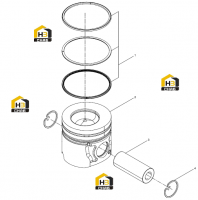 Узел поршневой