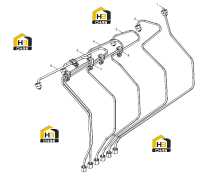 Узел трубопровода высокого давления