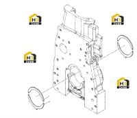 Узел упорной пластины