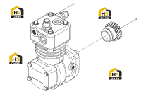 Компрессор воздушный в сборе (часть 1)