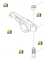 Коромысло впускного клапана