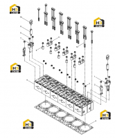 Головка блока цилиндров в сборе