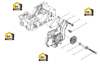Насос масляный в сборе