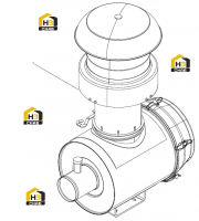 Отдельные транспортные детали прикрепленные к двигательной группе