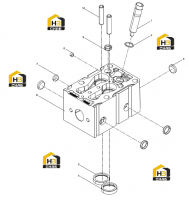 Узел головки блока цилиндров