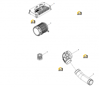 Комплект выхлопной системы двигателя