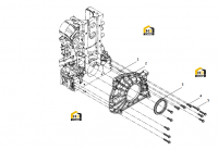Крышка передняя двигателя
