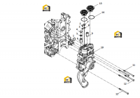 Насос водяной с креплением