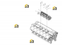 Крепление топливного насоса