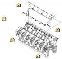 Патрубок масляный головки блока цилиндров