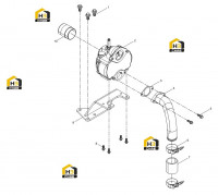 Термостат левый