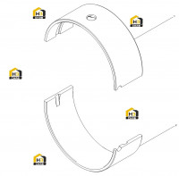 Комплект упорных вкладышей (часть 1)