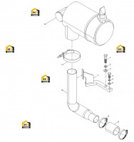 Фильтр воздушный в сборе