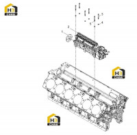 Крепление топливного насоса