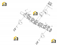 Вал коленчатый