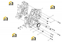Корпус зубчатого колеса газораспределения