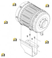 Кронштейн воздушного фильтра