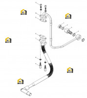 Труба масляная турбонагнетателя