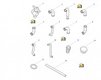 Комплект выхлопной системы двигателя