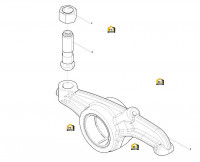 Коромысло выпускное