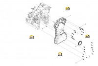 Крышка передняя двигателя