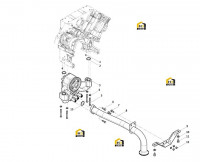 Насос масляный с крепежными болтами
