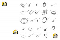 Комплект мелких деталей (болты, шайбы, прокладки)