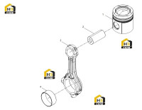 Группа поршней и шатунов