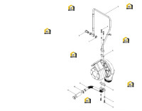 Группа масляных труб турбонагнетателя