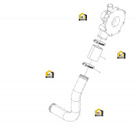 Труба водяного насоса
