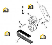 Крепление генератора