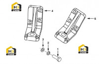 Кронштейн передней подвески двигателя