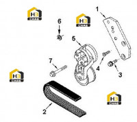 Крепление генератора