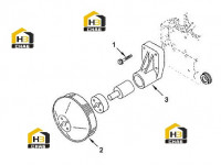 Шкив вентилятора