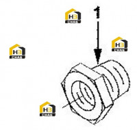 Винт регулировки дросселя