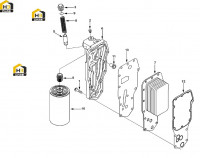 Радиатор масляный двигателя